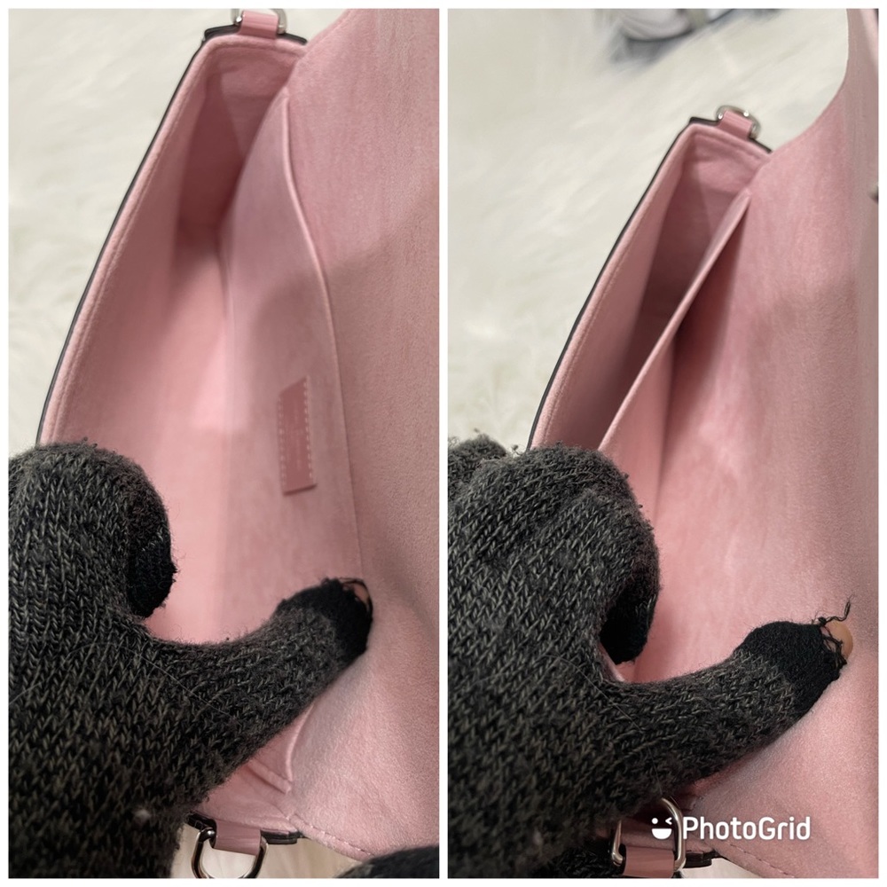 🔥SOLD 🔥Felicie Pochette Epi in Rose Ballerine - Picture 4 of 14